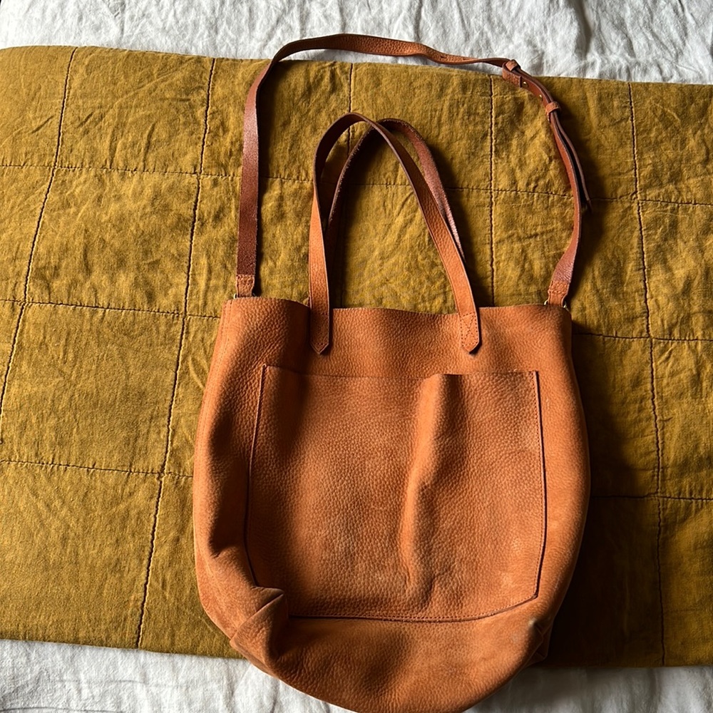 madewell suede tote